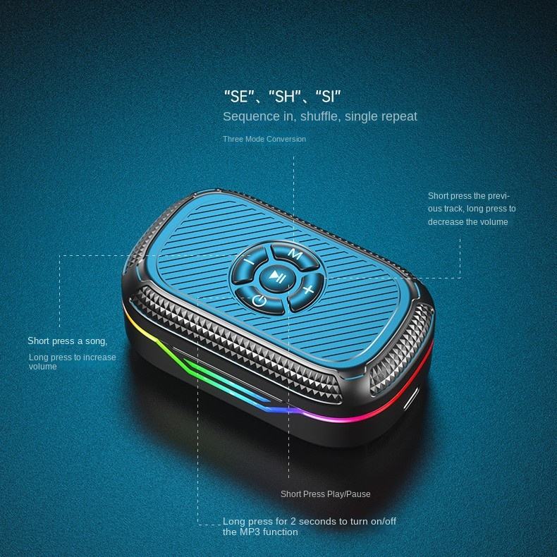 RGB Gaming TWS Earbuds with LED Power Display, PowerBank Case & Music Control Buttons