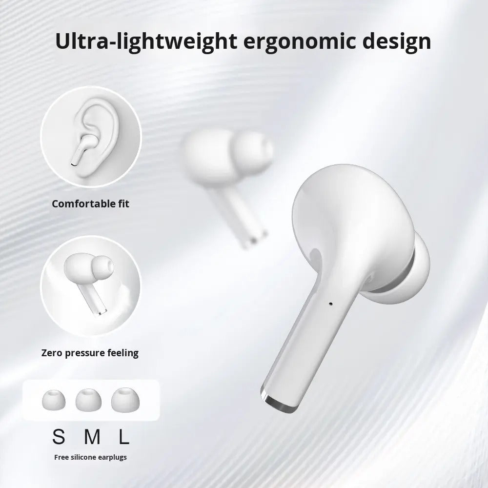 Glossy Black ProPods TWS Earbuds with HD Sound, Deep Bass & Smart LED Indicator Case